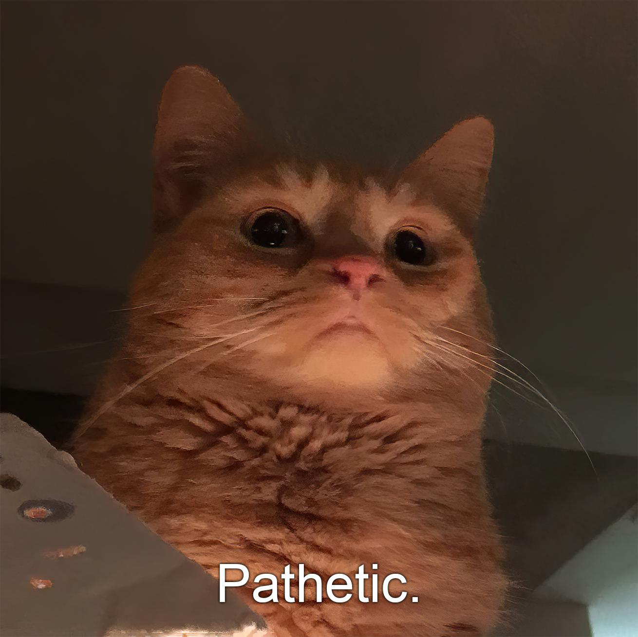 Pathetic Cat Template - Cropped