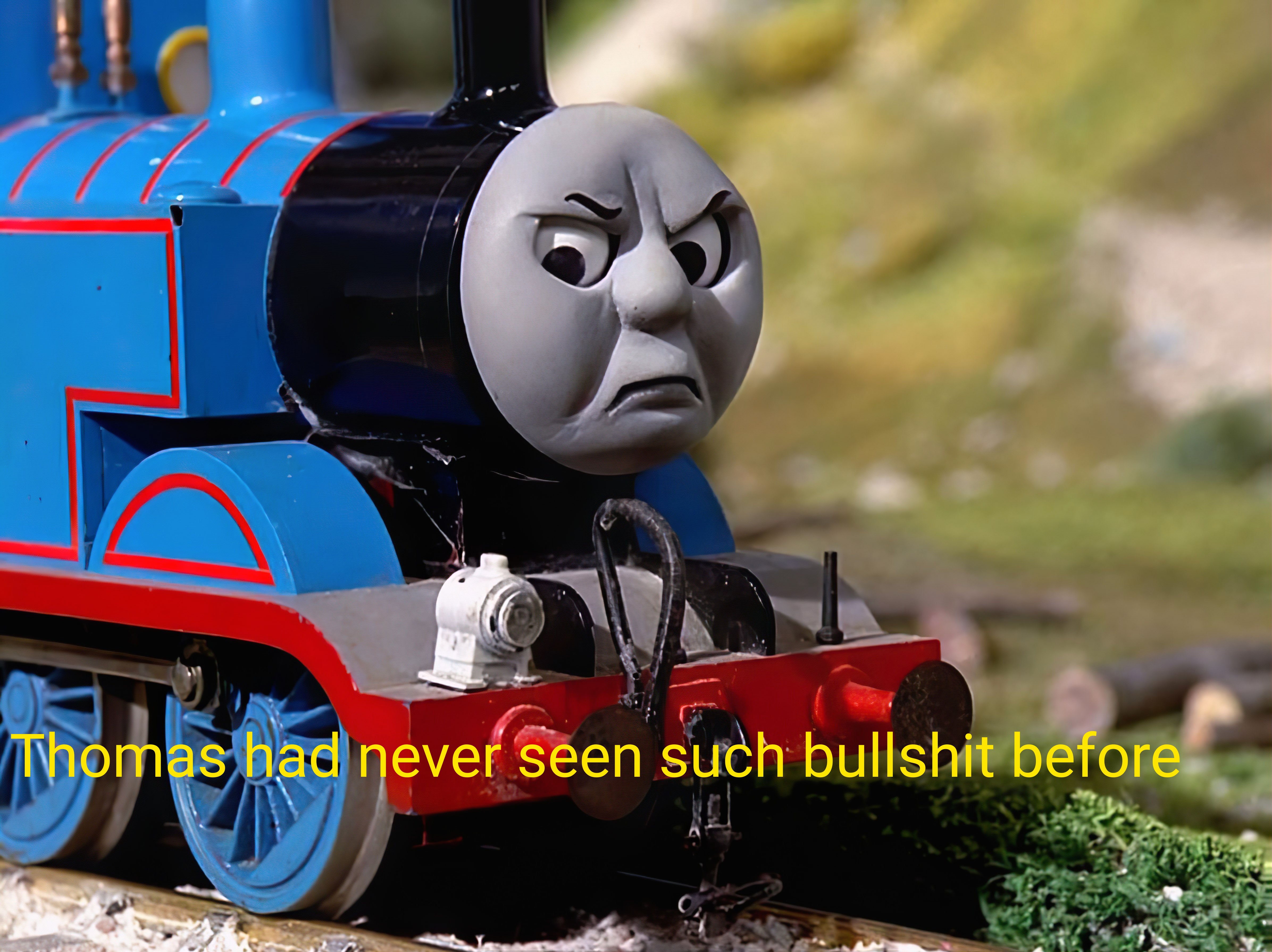 Thomas had never seen such bullshit before