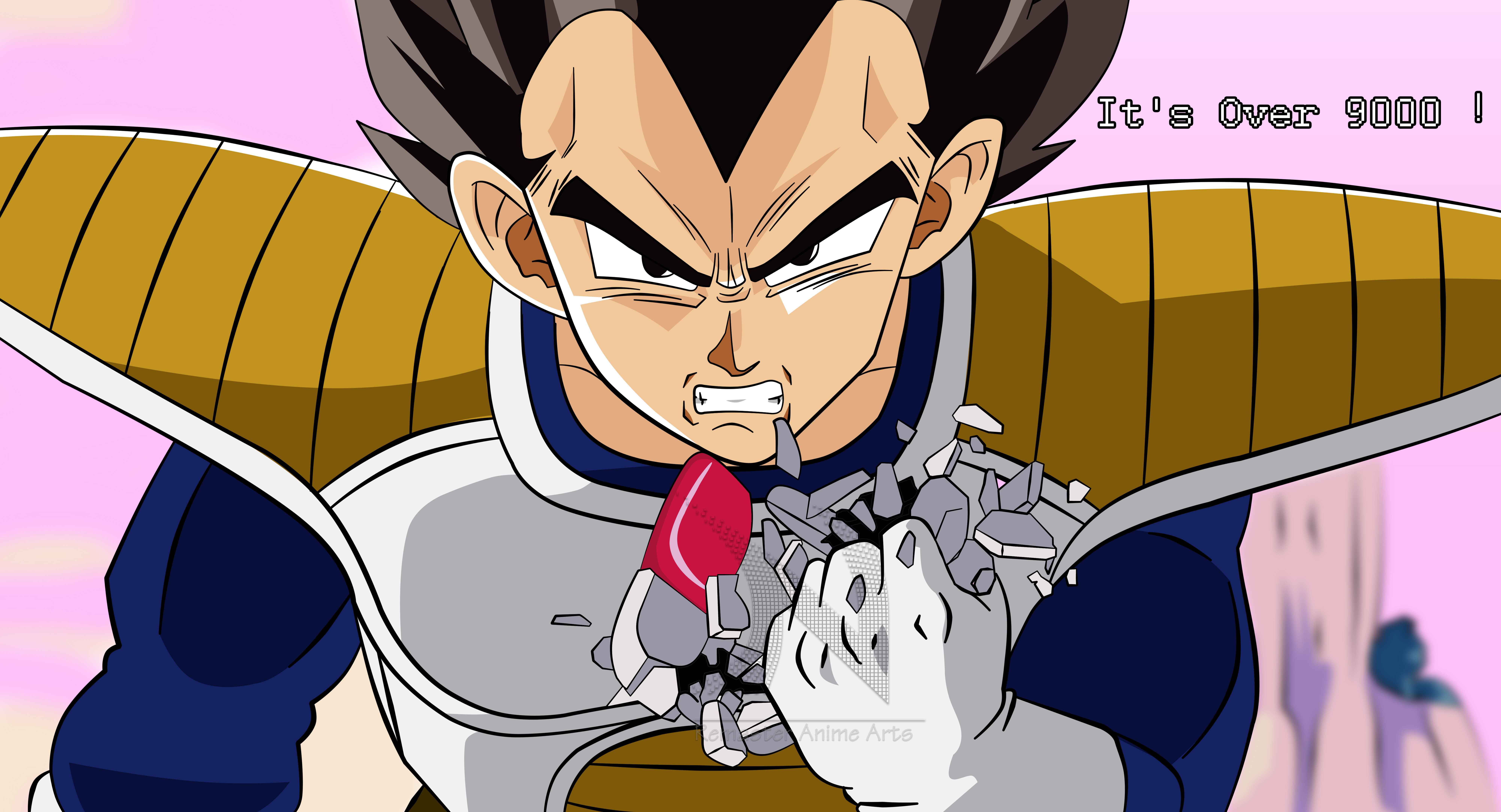 DBZ Vegeta its over