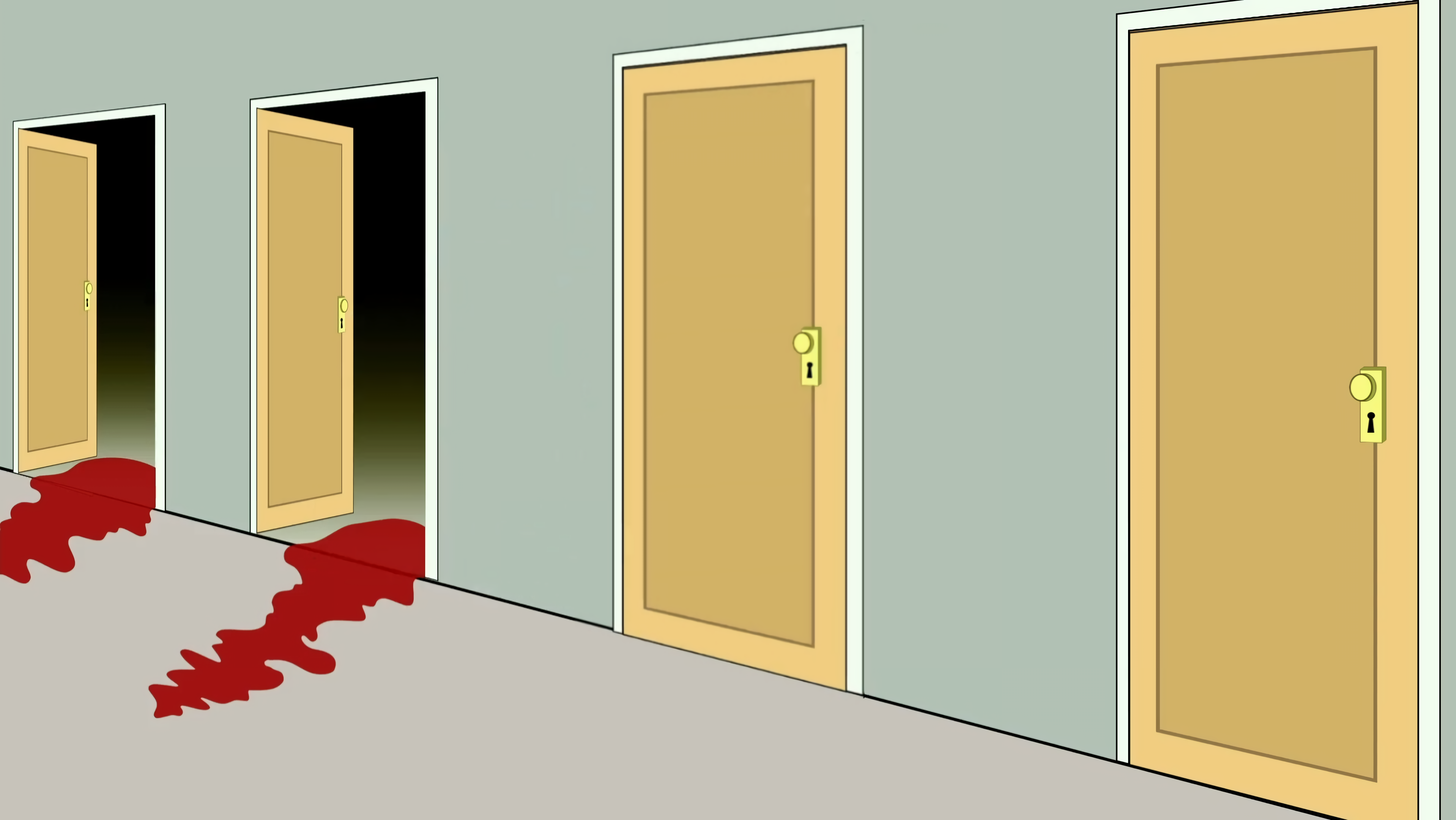 Death Knocking mort porte redrawn cleaned