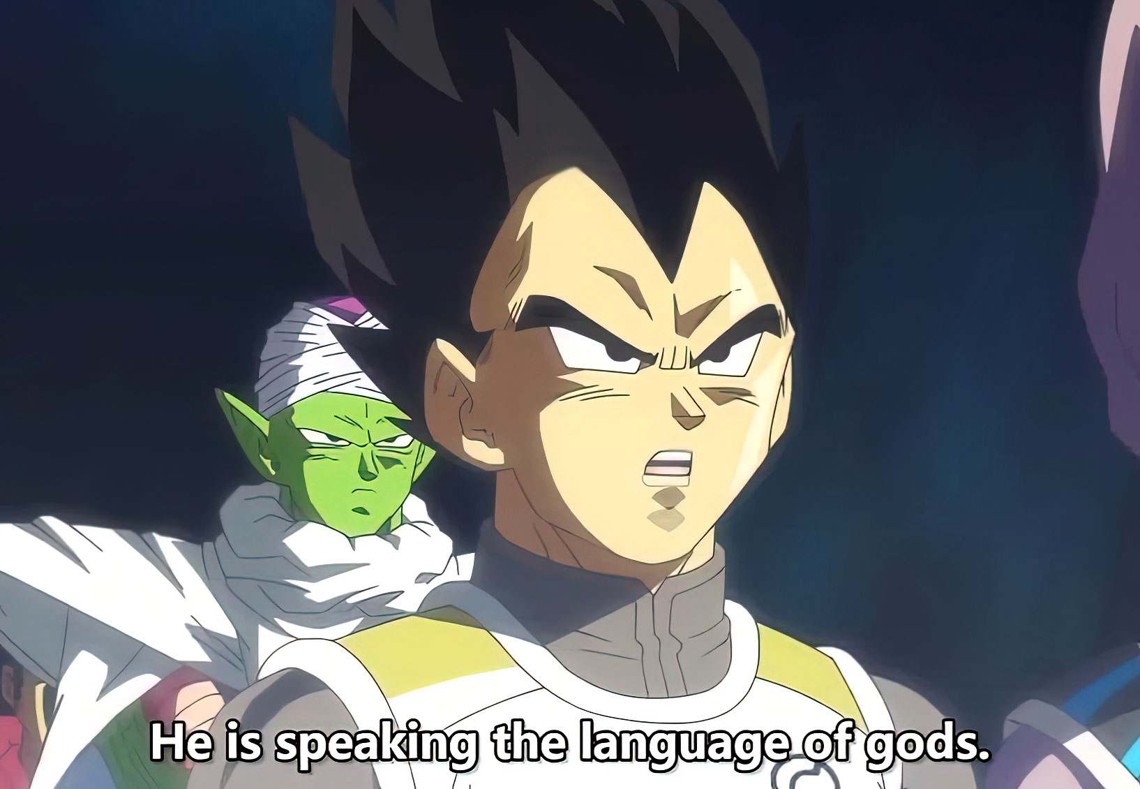 Dbz dragon ball vegeta He is speaking the language of the gods