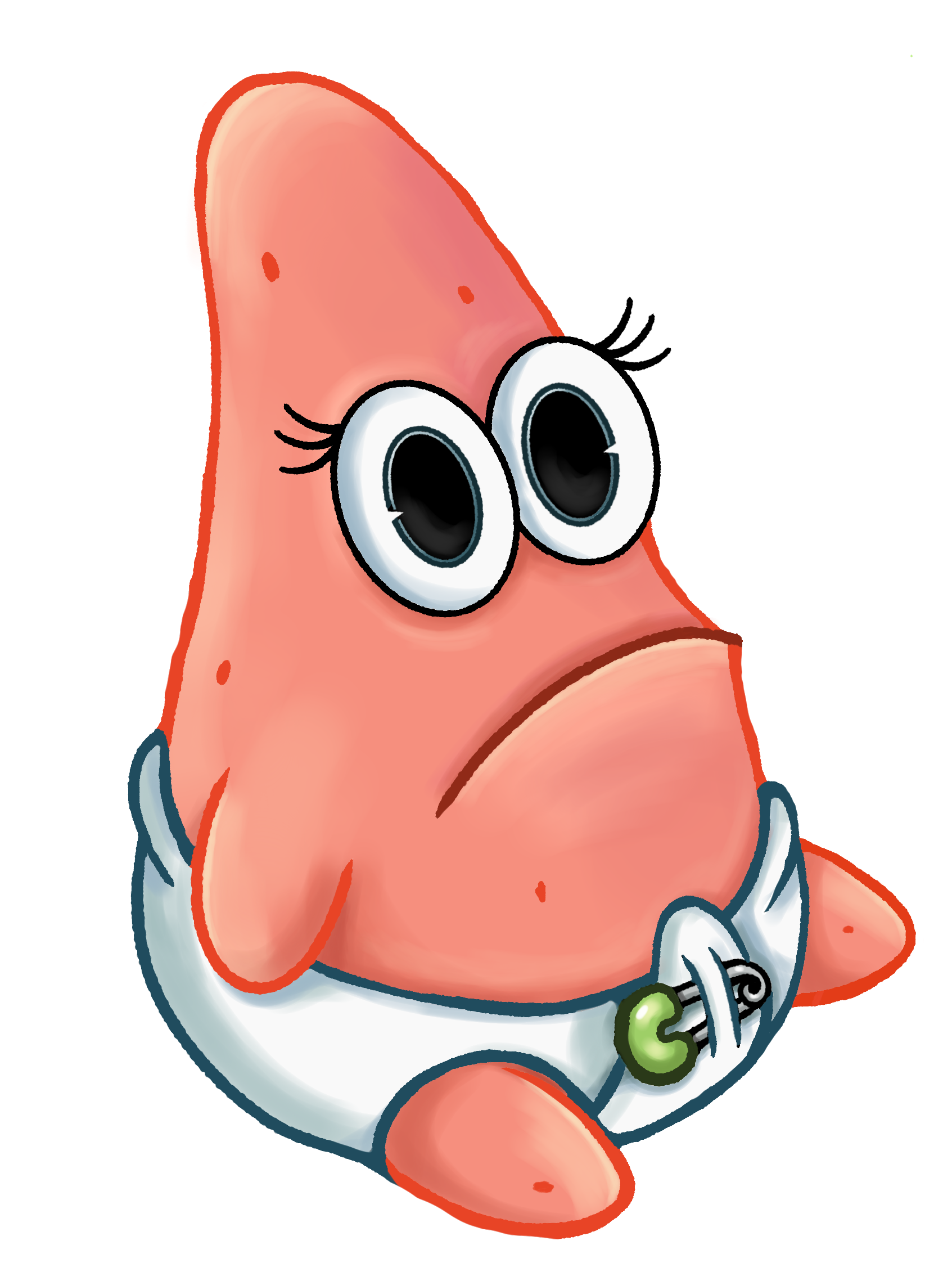 Baby Patrick HD Redraw Transparent - Spongebob Squarepants - u'Gibus'Squidward on Reddit