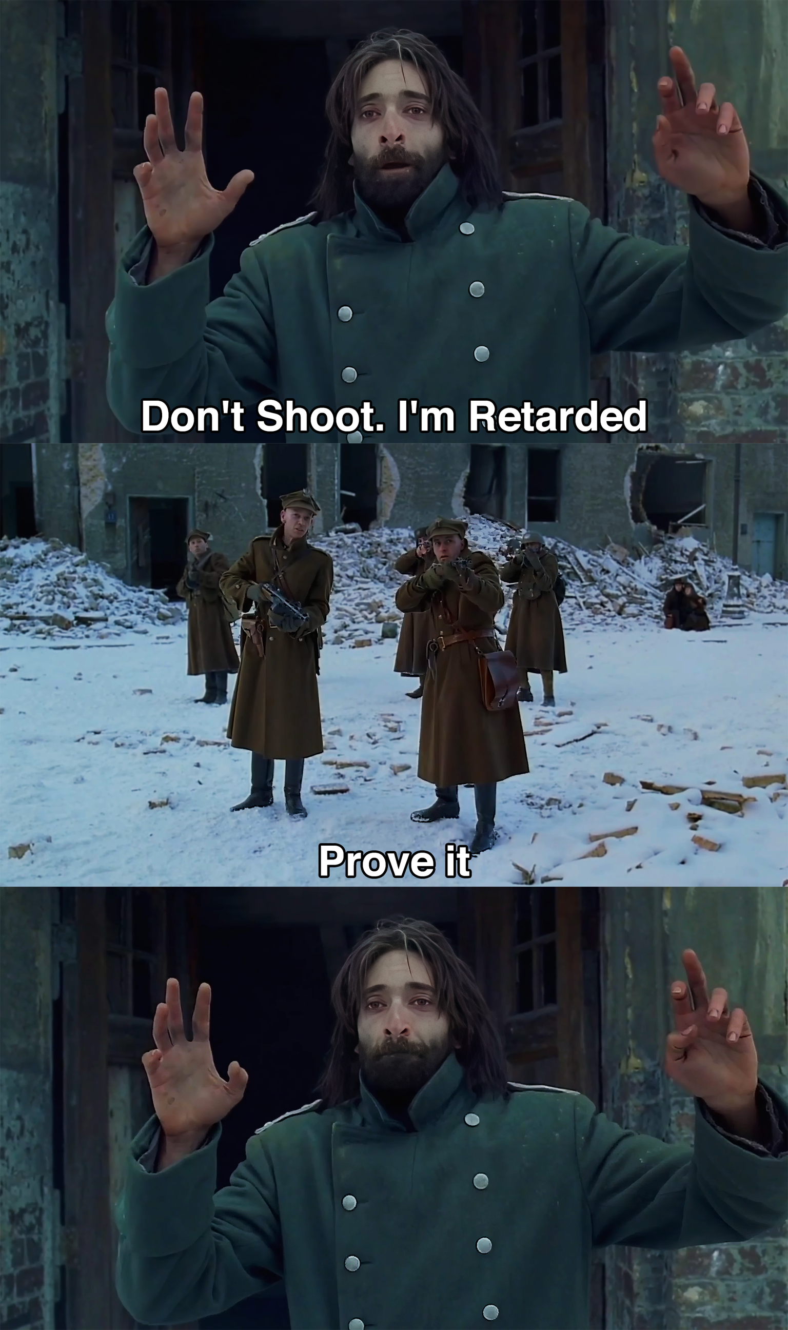Don't Shoot. I'm Retarded