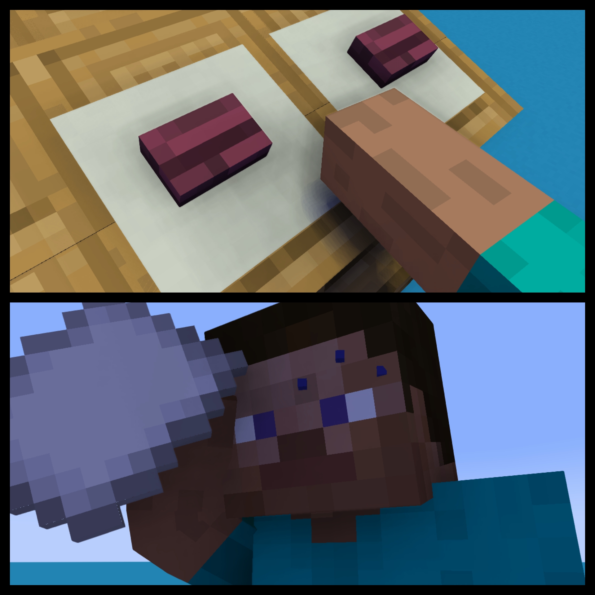 Minecraft choice button
