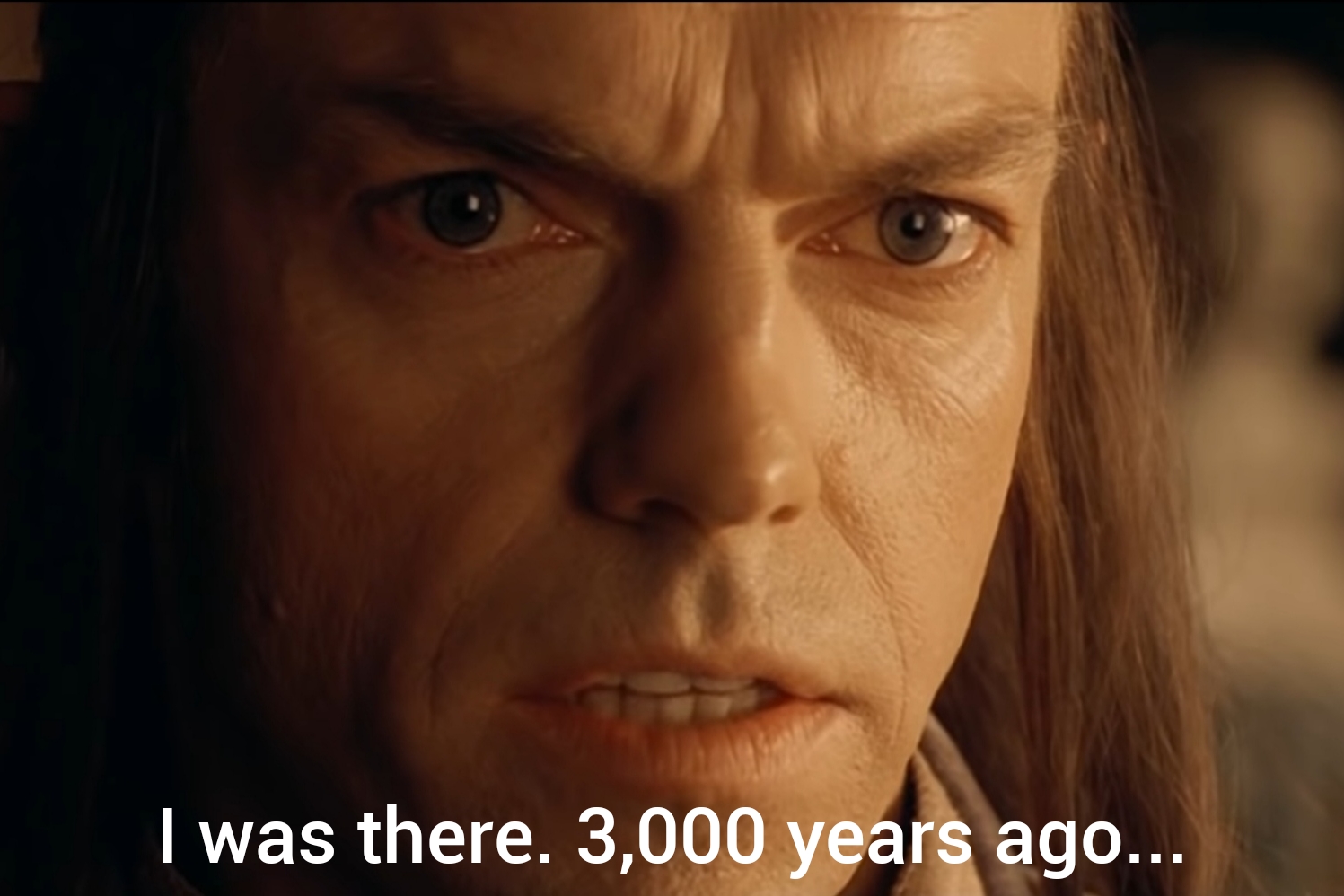 LOTR - Seigneur anneaux lord rings - Elrond - I was there years