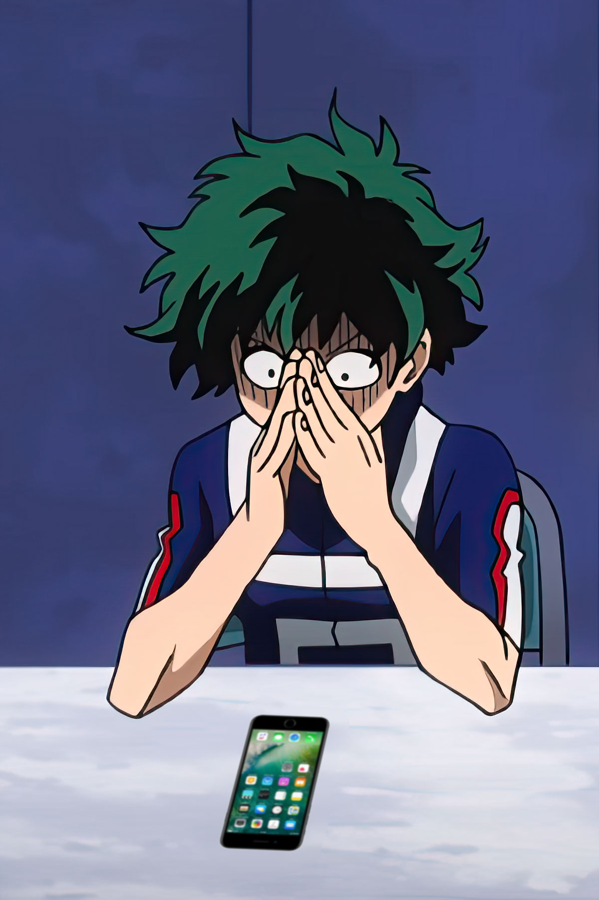 Izuku choqué