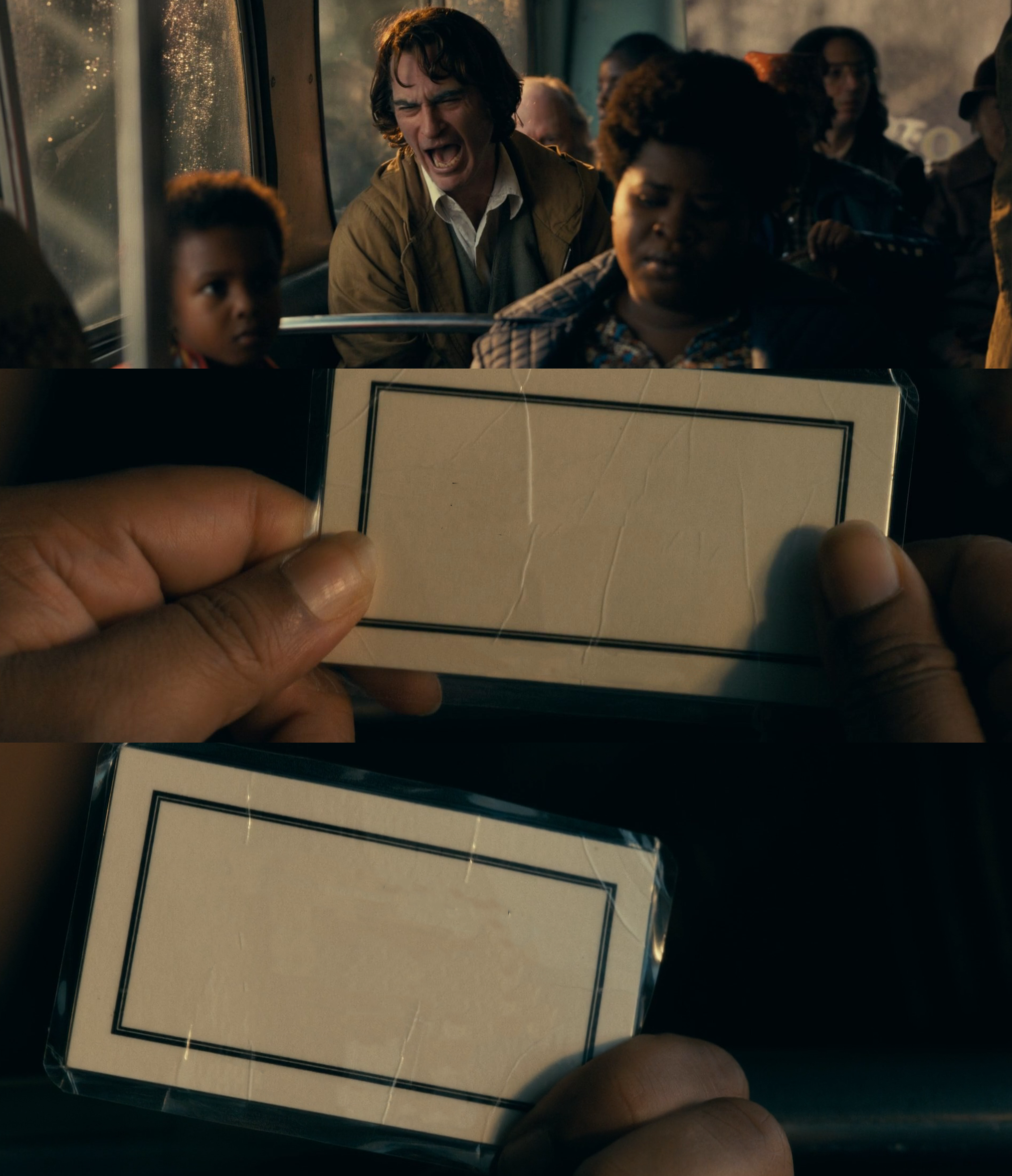 The jocker bus card Forgive me for laughing it s a pathology clean